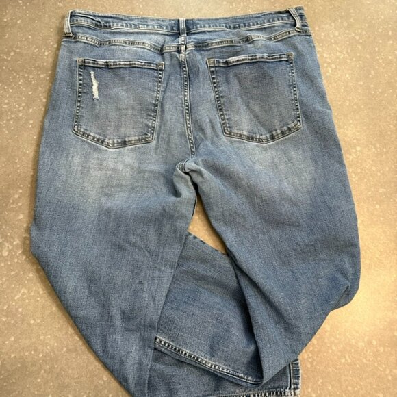 Oliver Logan Distressed Blue Denim Jeans – Size 38x30 - Picture 9 of 10